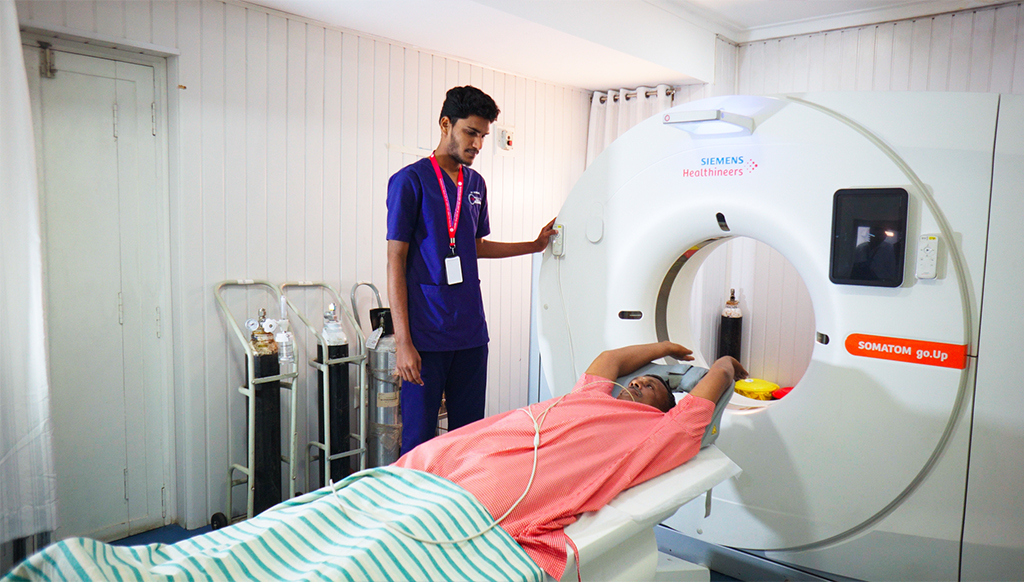 CT Scan Machine at MHF
